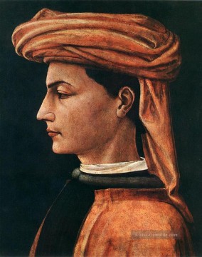 Porträt eines jungen Mannes Frührenaissance Paolo Uccello Ölgemälde